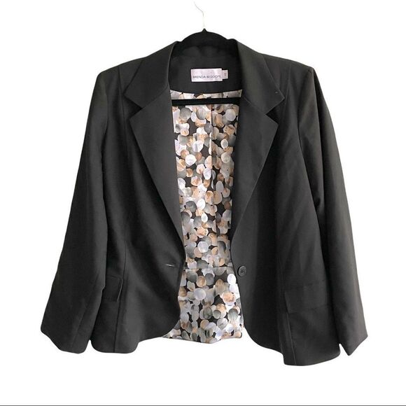 (SOLD) BRENDA BEDDOME Black Blazer 12 - Picture 3 of 6
